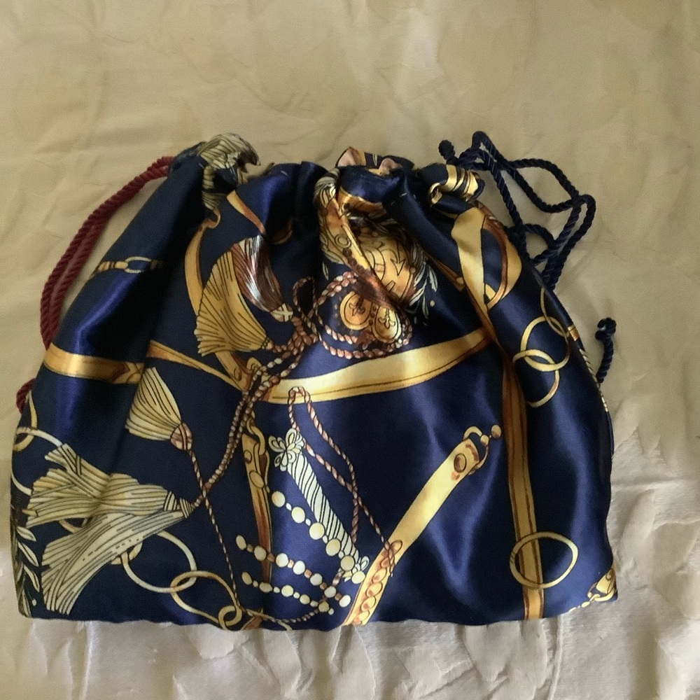 Draw string bag reversible custom